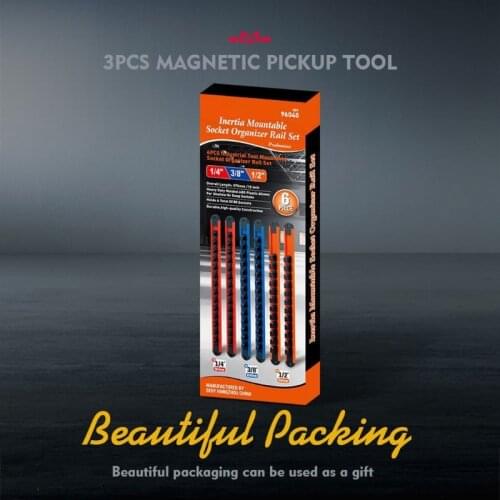 R9JC 6 Piece Magnetic Socket Organizers, Socket Organizers for Toolboxes, Socket Organizer, Magnetic Socket Holder