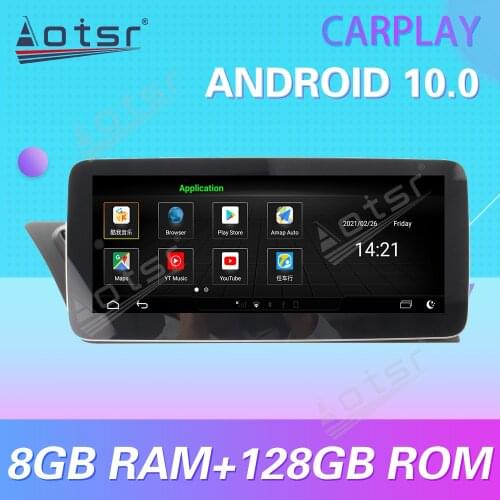 Android 10 For AUDI A4 2009 - 2016 Wireless Carplay BT WIFI Car Multimedia Radio Player GPS Navigation Stereo