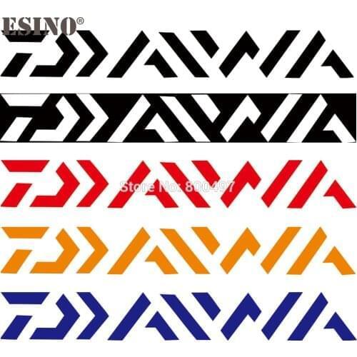 Car Styling Funny Decorative Vinyl Decal Body Stickers PVC Carving Sticker Car Accessory for Daiwa Fishing Style