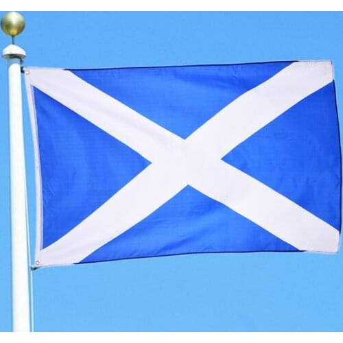 FS10 Scotland Flag Polyester Hanging National Country Flag Banner for Festival Activity Events Flag 90x150cm