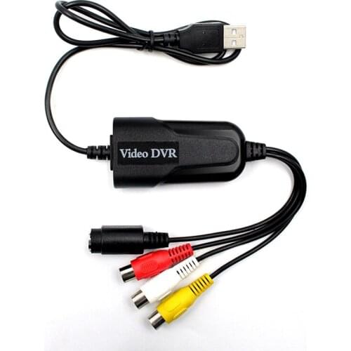 New USB 2.0 Easycap Audio Video Capture Card Adapter VHS to DVD Video Capture for Windows 10/8/7/XP Capture Video Device Adapter
