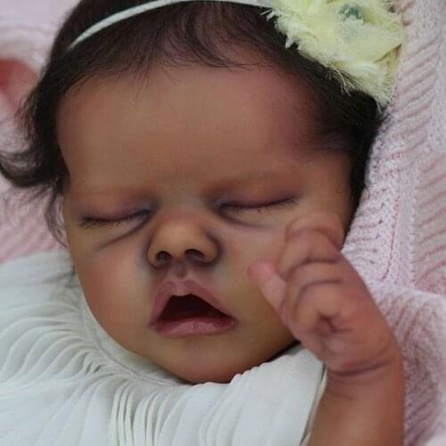 NPK DIY 18inch reborn doll kit TWIN A very soft lifelike real touch fresh color unpainted unfinished doll parts