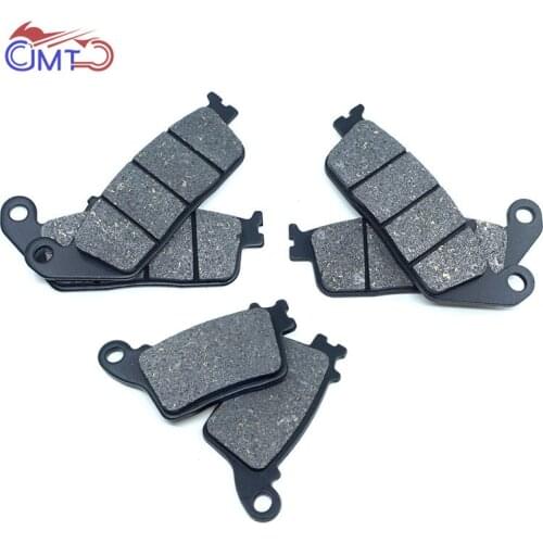 For Honda Hornet 600 CB600F 2007-2017 CB 600 F Front Rear Brake Disc Pads Set Kit