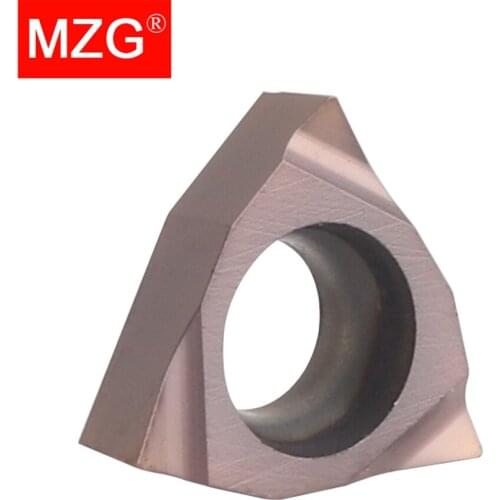MZG 10PCS WBGT 0601 02 04 L-F ZP15 ZN90 ZK01 Turning Lathe Stainless Steel Aluminum Stee Machining CNC Tungsten Carbide Inserts