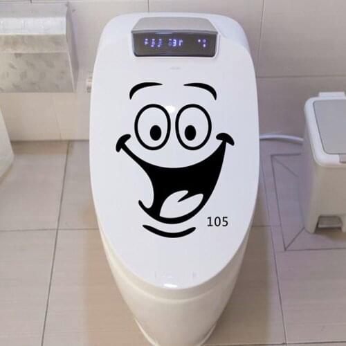 Toilet Lid Wall Stickers Poster Home Bathroom Decoration DIY Funny Explosion Models Creative Waterproof Removable Wall Stickers