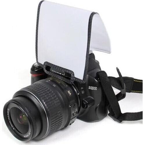SLR Camera Photography Reflector 95×105mm Folding Light Diffuser Board Universal Internal Flash Diffuser for Photo Shooting