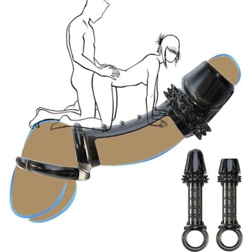 Pumps & Enlargers Silicone Penis Ring Erotic Sex Toys For Men Masturbator Cock Enlargement Delay Ejaculation Adult Sex Products