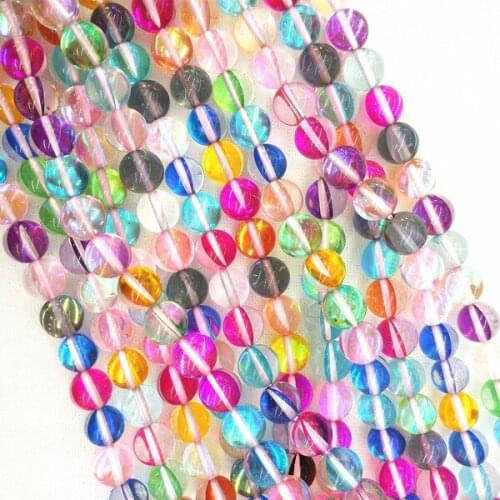 Multi Crystal Beads Round ball for charms colored jewelry making findings Size 6mm 8mm 10mm 12mm