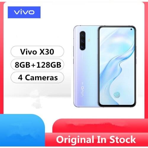 In Stock Vivo X30 5G Smart Phone Exynos 980 Android 9.0 6.44" Super Amoled 8GB RAM 256GB ROM 20X Zoom 64.0MP+32.0MP+8.0MP+32.0MP