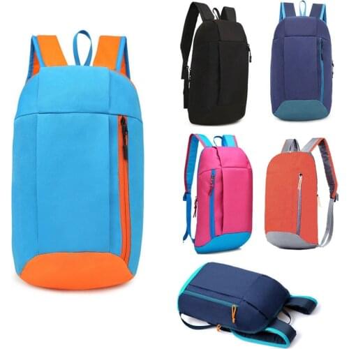 Outdoor Sports Backpack Light Weight Waterproof Travel Hiking Bag Zipper Adjustable Belt Camping Knapsack Men Women Children
