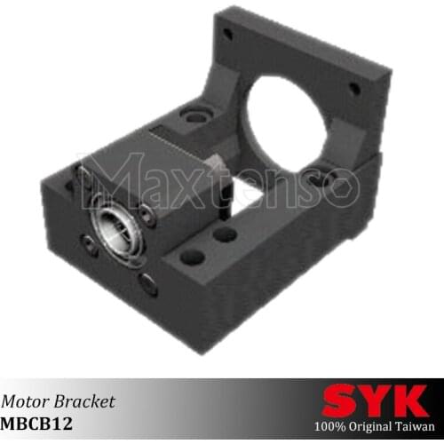 SYK Professional Motor Bracket Support Unit for ball screw housing MBCB12-D/DP stepper servo motor with BF12 and Coupler cnc