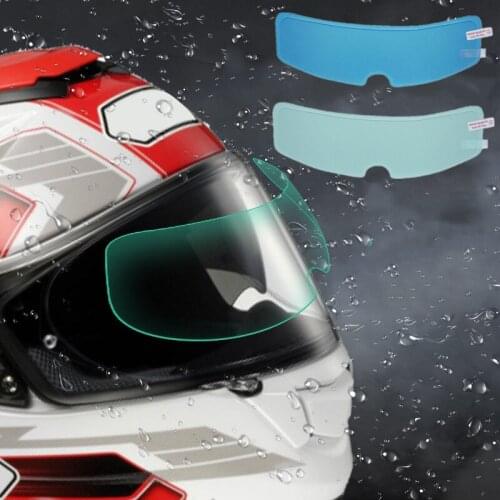 Universal Motorcycle Helmet Anti-fog Film and Rain Film Rainproof Durable Nano Coating Sticker Film Helmet Accessories