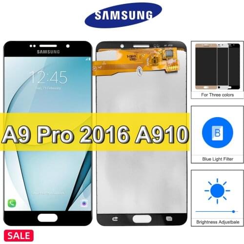 TFT For Samsung Galaxy A9 Pro 2016 A910 LCD Display Touch Screen Digitizer Assembly For Samsung A910 LCD A9100 A910F SM-A910F