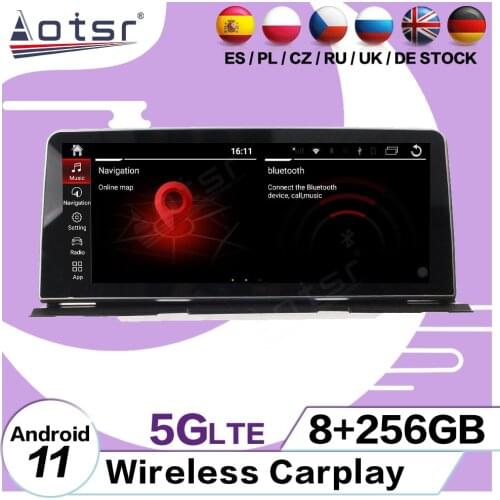 256GB Carplay Android 11 For BMW 6 Series M6 F06 F12 F13 2011 2012 2013 2014 2015 2016 2017 2018 2019 GPS Stereo Radio Head Unit