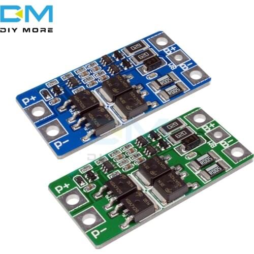 2S 10A 8.4V 7.4V 18650 Lithium Protection Board BMS PCM PCB Li-ion Lipo 2 Cell Pack with Balance Function Charger Protect Module