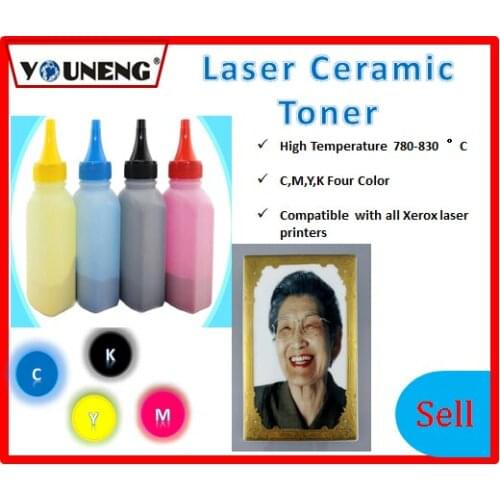 800 degree high temperature color ceramic toner powder Compatible For Ricoh and Xerox model vitrotype Print