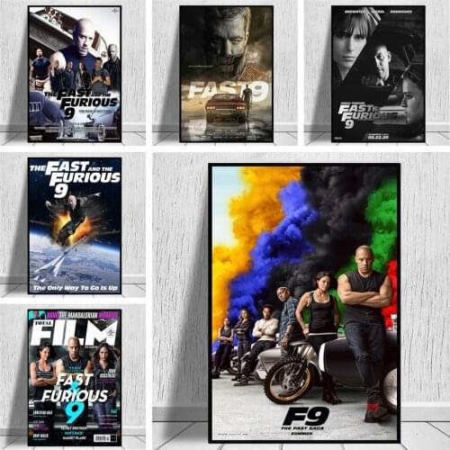 5D DIY Diamond Embroidery Fast & Furious 9 Classic Movie Full Square Diamond Painting Cross Stitch Mosaic Rhinestone Home Decor