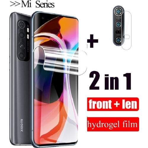 Hydrogel Film for Xiaomi xiomi mi 10 mi10 pro note 10 pro lite camera lens protector for xiaomi note 10 mi 10 mi10 pro