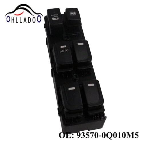 HLLADO High Quality 93570-0Q010M5 New Master Power Window Switch Lifter Control Switch 935700Q010M5 for H yundai E lantra