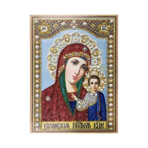 New Diy 5d Diamond Painting Special-shaped Diamond Religious Part Diamond Embroidered Decorative Painting 30x40cm