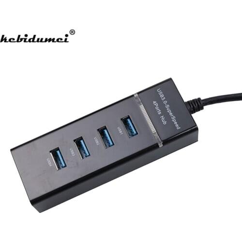 Kebidumei 2019 New 5Gbps 4 Ports USB 3.0 HUB Splitter Adapter High Speed For PC Computer Laptop Notebook Peripherals Accessories