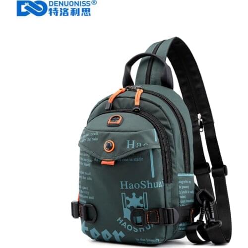 Crossbody Bags for Men Messenger Chest Bag Pack Casual Bag Waterproof Nylon Single Shoulder Strap Pack 2019 New Fashion