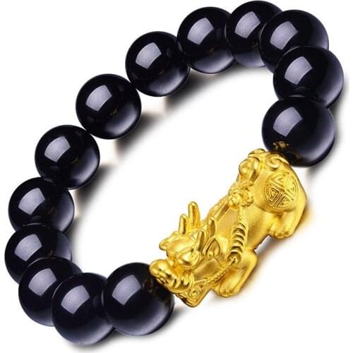 Men Beads Bracelet Chinese Feng Shui Pi Xiu Bracelet Wealth Bracelet Good Luck Jewelry Anniversary Celebrations Trade Fairs