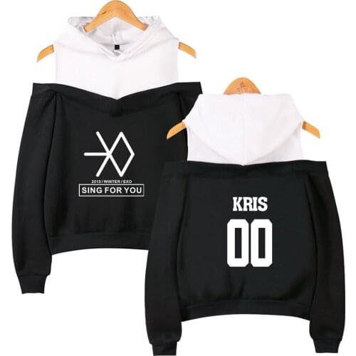 2018 new Kpop EXO LU HAN SE HUN KAI EXO OVERDOSE Hoodies women Harajuku Fashion Sweatshirts Casual Girl Sexy Pullovers Tops