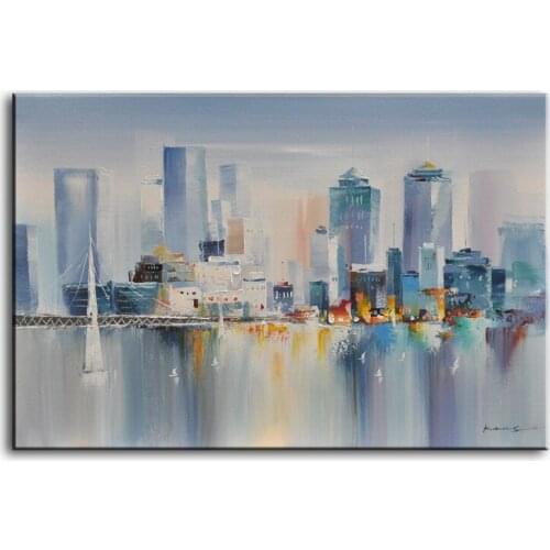 Original oil painting seascape hand-painted Home decoration painting famous high quality Modern artists painting 18012801