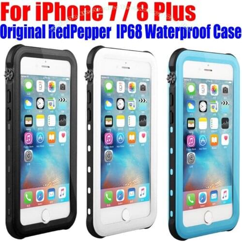 For IPhone 7 8 Plus Case Original RedPepper Dot Series IP68 Waterproof Diving Underwater PC + TPU Armor Cover For iPhone 8 IP712