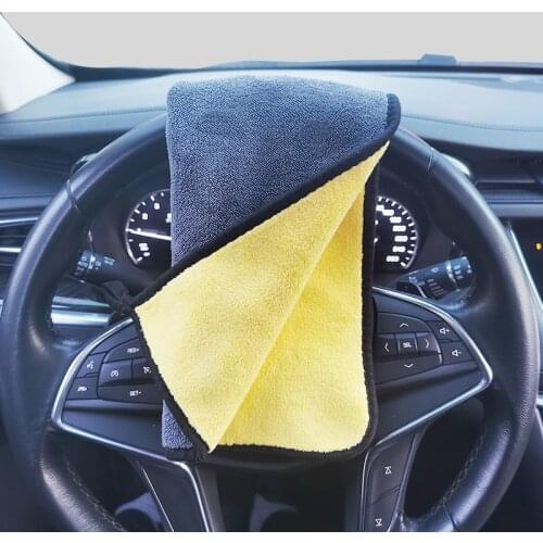 2pcs Professional car wash towel 30x40cm Super absorbent car rag Microfiber does not lint Car interior cleaning cloth Auto parts