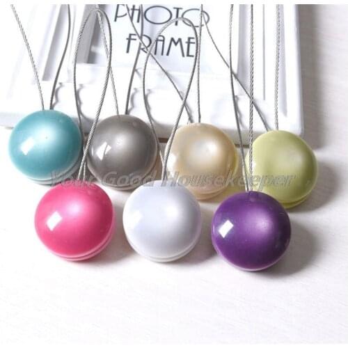 Curtain Straps Tied Resin Curtain Holder Magnet Simple Cat-eye Curtain Buckles