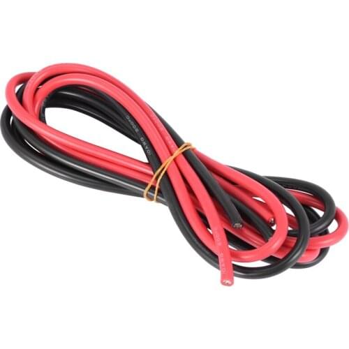 LBER 10 Gauge Silicone Wire 10 Feet - 10 AWG Silicone Wire - Flexible Silicone Wire