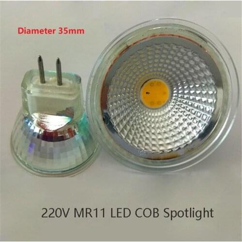 MR11 Led Spotlight 220V 5W 3014 SMD LED Bulb Energy Saving Lamp 7W 220V Led COB Spot Light Bulb Cool White/Warm White Bombilla