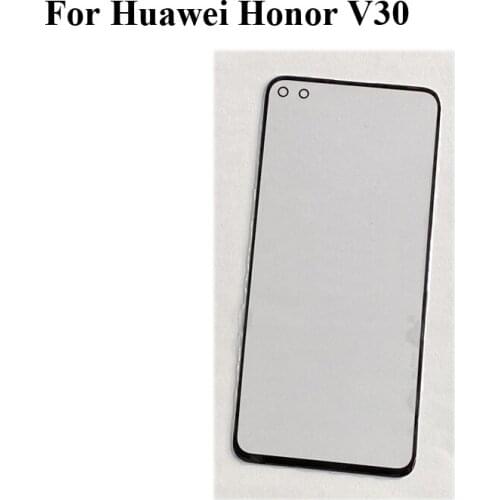 For Huawei Honor V30 5G Outer Glass Lens touchscreen Touch screen Outer Screen Honorv30 Glass Cover without flex For Honor V 30