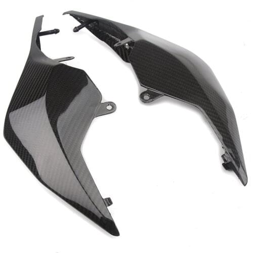 For Honda CB650R CBR650R 2019 2020 Real Carbon Fiber Motorcycle Tailstock Seat Side Panel Cover Rear Fairing Kit Tail Stock Deco