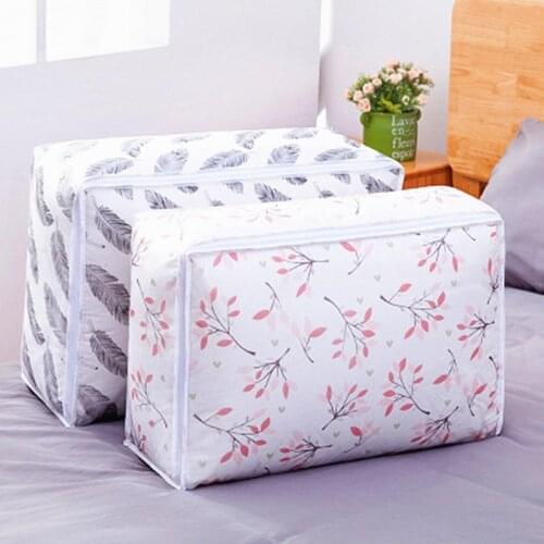 1PC Quilt Pillow Blanket Organizer Foldable Storage Bag Clothes Blanket Quilt Closet Organize Clothing Sorting Bag Dropshipping