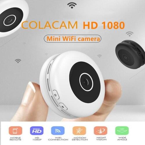 1080P Mini WiFi Camera Magnetic Micro Cam IR Night Vision Motion Detection HD Video Camcorder Support Remote View TF Card
