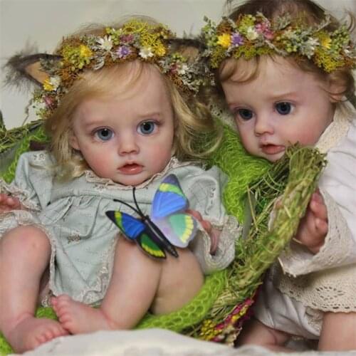 12inch Bebe Reborn Flo Elf Doll Mould 30cm Like Alive Soft Silicone Baby Kits Boneca Adorable Vinyl Toddler Girl Boy Accessories