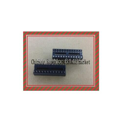 20PCS 24 Pin 2.54mm DIP SIP IC Sockets Adaptor Solder Type Narrow