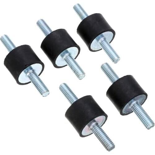 5pcs Anti Vibration Rubber Mounts Isolators Bobbins Silentblock M6 15x20mm Mayitr For Air Compressors