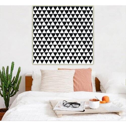 Citon Bridget Riley《Rustle, 2015》Canvas Oil Painting Artwork Poster Picture Wall Hanging Decorations Home Living Room Decor