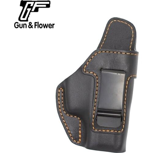 Gunflower Tactical Fast Draw Pancake Inside the Waistband Leather Concealed Carry Holsters for Taurus PT111