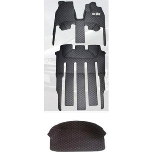 Good mats! Custom full set car floor mats + trunk mat for Right Hand Drive Honda Odyssey 7 8 seats 2019-2018 waterproof carpets