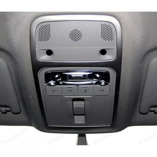 Stainless steel Roof Lights Frame Trim decoration Cover For Audi A3 Car Styling 3D Sticker