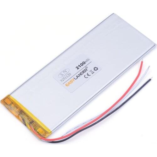 3 line 3251120 2100MAH Lithium Polymer Li-Po Rechargeable Battery For Mp5 GPS PSP PAD E-Book tablet pc power bank video game