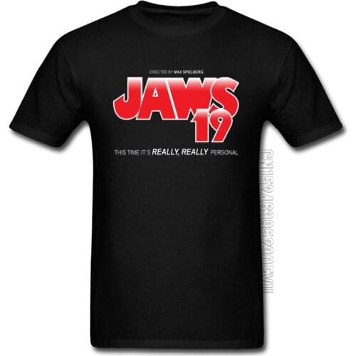 Jaws T Shirt Faddish Short Sleeve Mens Tshirts 3D Print New Tops Tees Fitness Tight Summer T Shirts Crewneck Top Quality