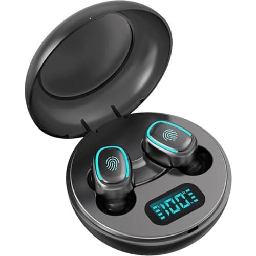 True Wireless Earphones fone Bluetooth-compatible TWS Headphone with Mic In-ear Earbuds Sports Headset with Charging Case Touch
