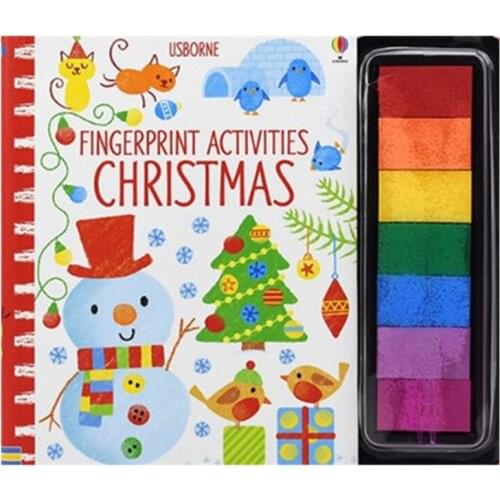 Pigment Washable Color Finger Graffiti Painting Picture Book Art Supplies Coloring Book Creative Seal Art for Children