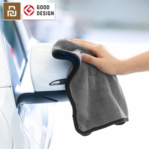 Xiaomi 30*30/30*60 Car Cleaning Towel Soft Cloth Duster Microfiber Car Wash Towel Water Absorption Anti-Static Wash Towel